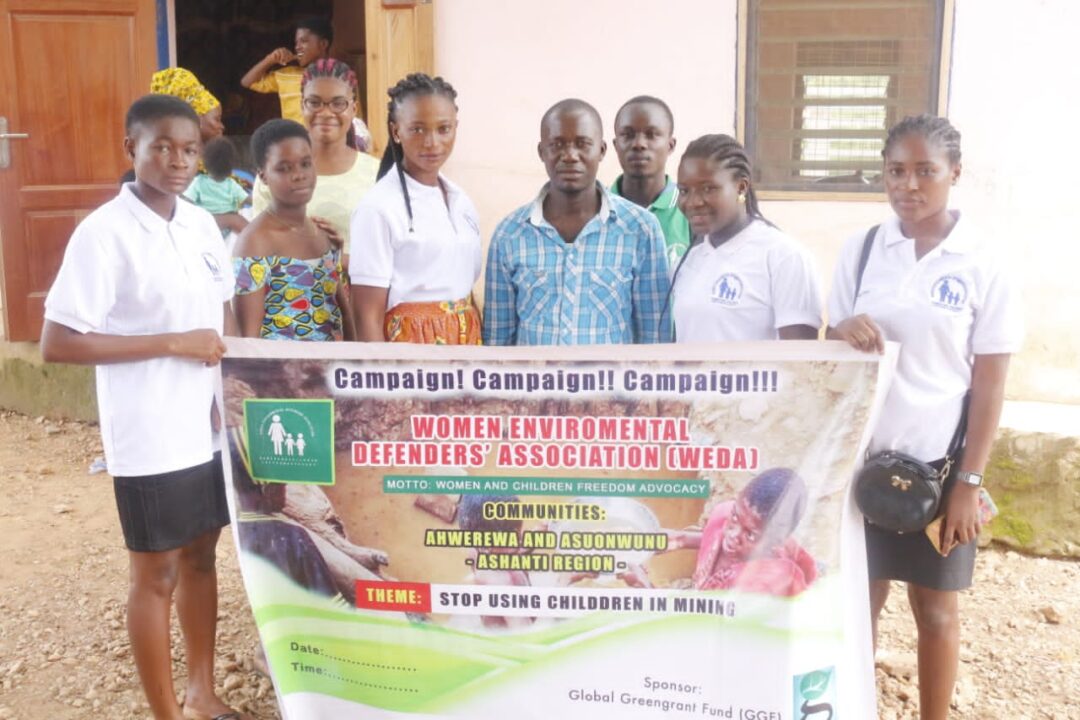 A/R: STOP USING CHILDREN IN MINIG-Women Environmental Defenders’ Association urges