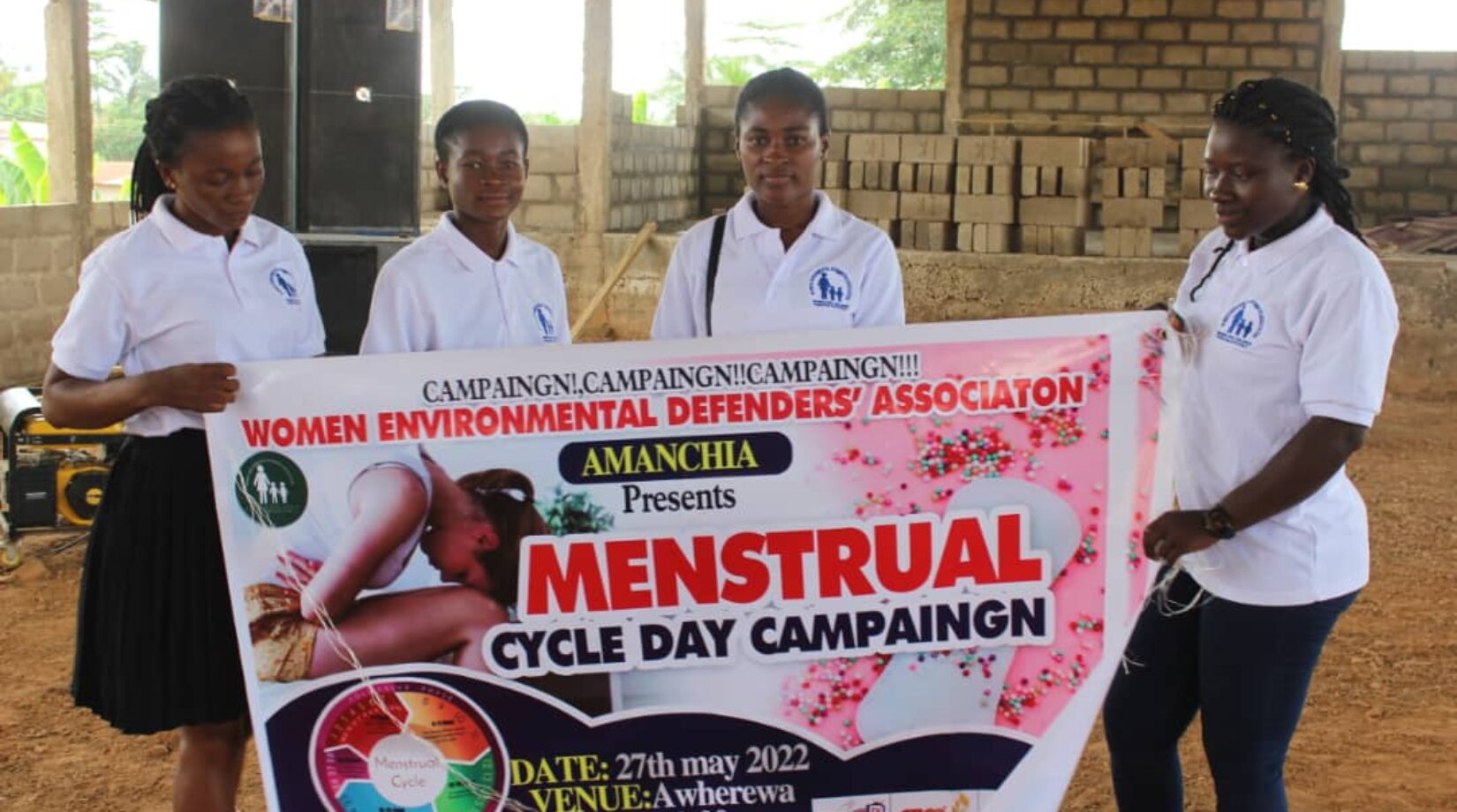 WOMEN ENVIRONMENTAL DEFENDERS’ ASSOCIATION HOLDS MENSTRUAL CYCLE CAMPAIGN FOR STUDENTS