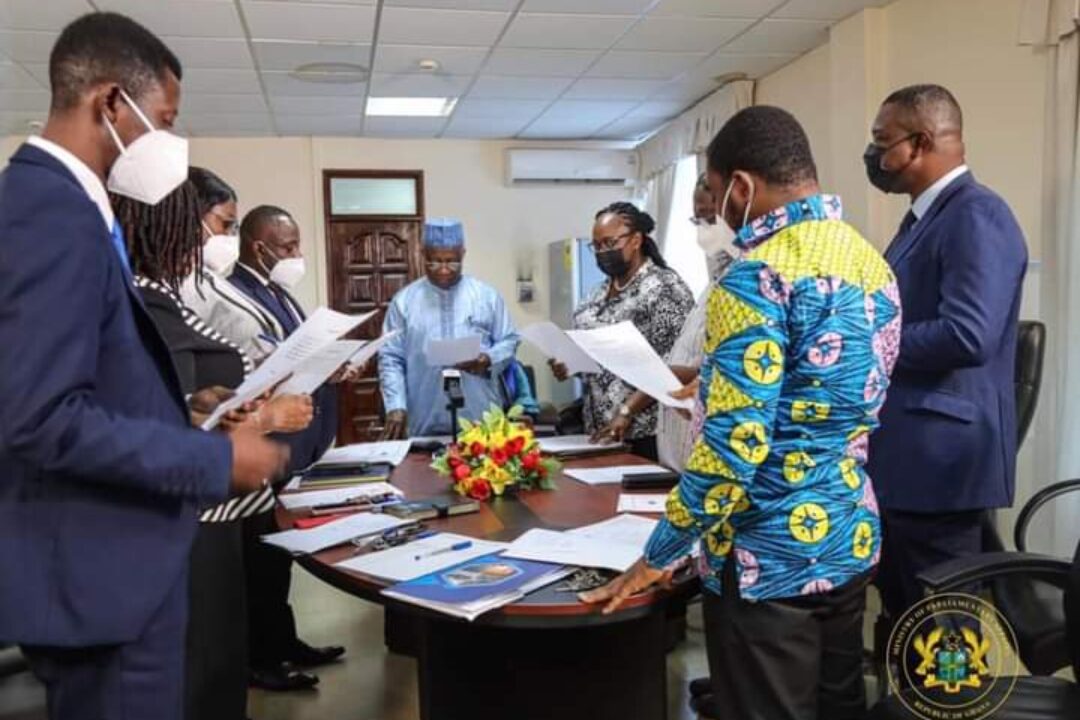 PARLIAMENTARY AFFAIRS MINISTER INAUGURATES TEN MEMBER ENTITY TENDER COMMITTEE