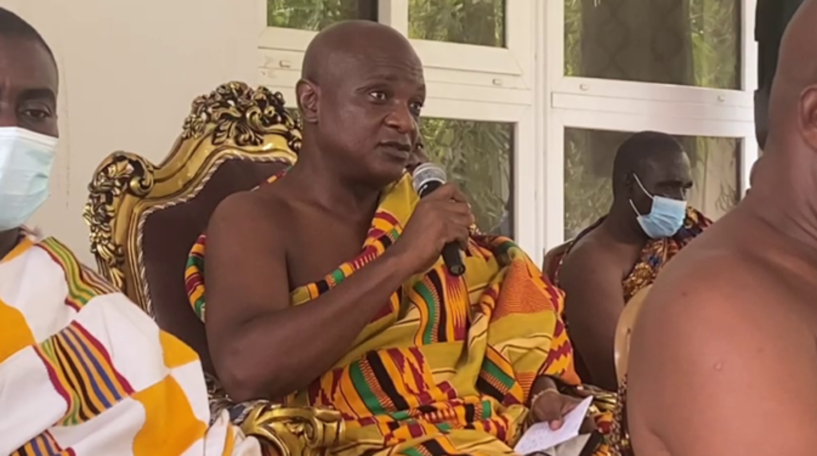 ‘Ignorant Adom-Otchere Puts His Stomach Ahead Of Everything’ – Togbe Afede’s Aide roars