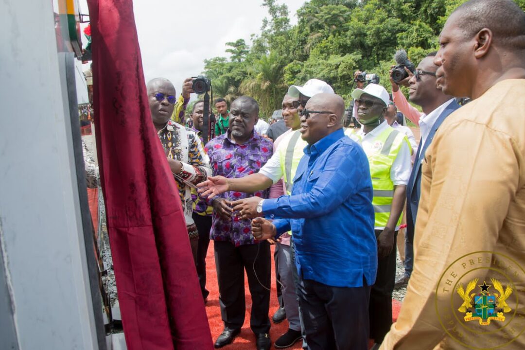 PRES.AKUFO-ADDO CUTS SOD FOR €500 MILLION MANSO TO HUNI VALLEY RAILWAY LINE