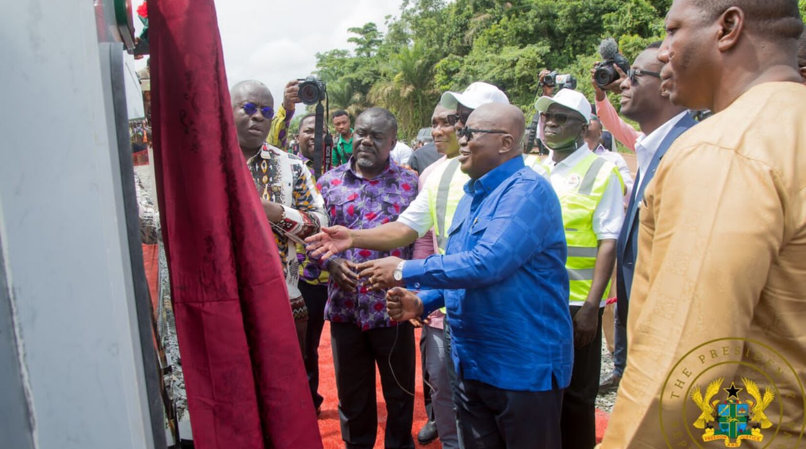PRES.AKUFO-ADDO CUTS SOD FOR €500 MILLION MANSO TO HUNI VALLEY RAILWAY LINE