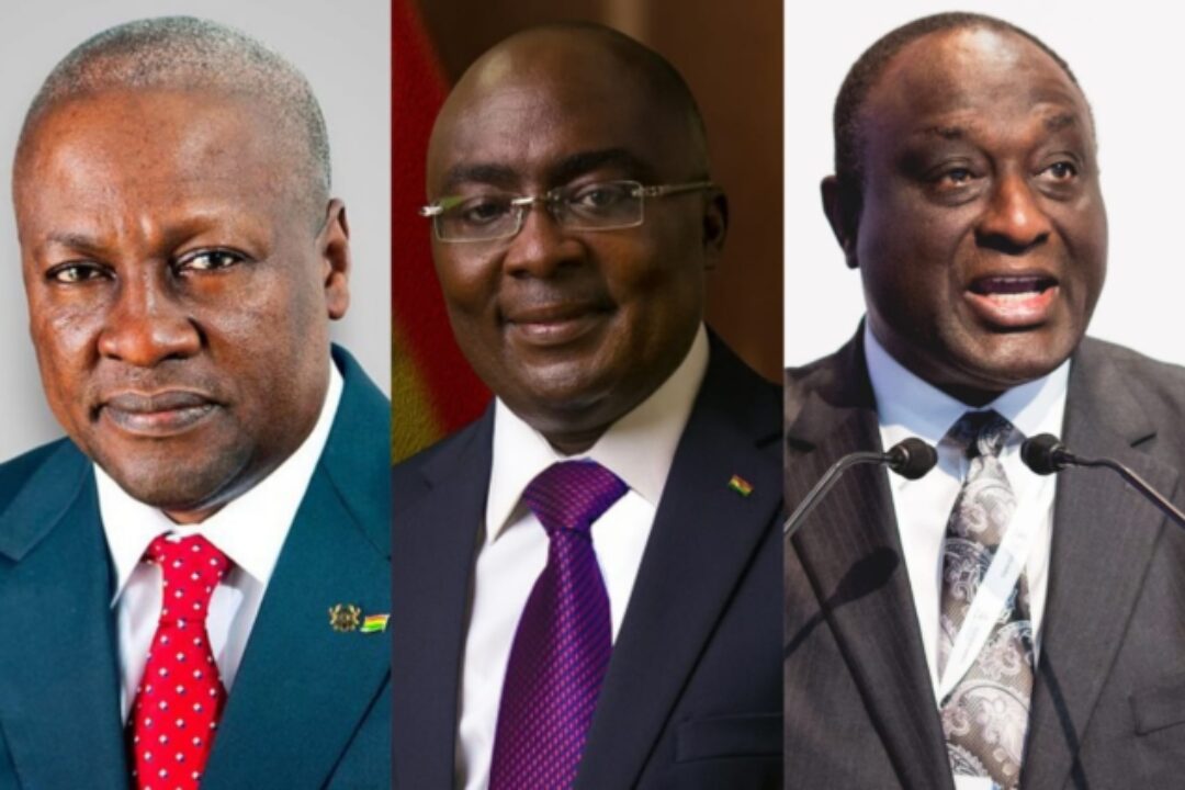 New Report! Mahama leads Bawumia, Alan in latest presidential opinion poll for 2024