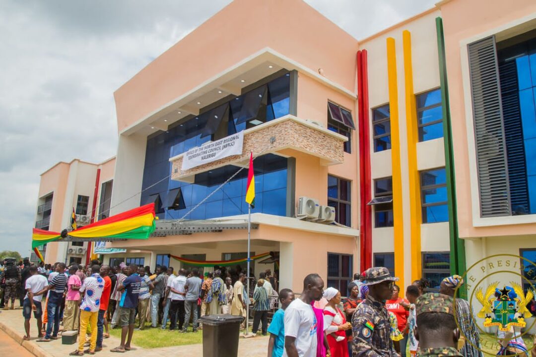 PRESIDENT AKUFO-ADDO COMMISSIONS NORTH EAST RCC ADMINISTRATION BLOCK