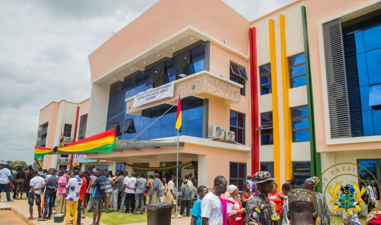 PRESIDENT AKUFO-ADDO COMMISSIONS NORTH EAST RCC ADMINISTRATION BLOCK