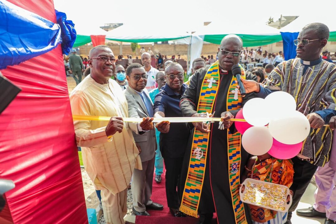 Ghana Gas Company commissions 8-unit classroom block at Faith Basic Presbyterian School