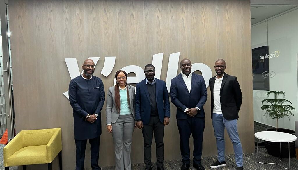 MTN Group President and CEO Ralph Mupita, MTN Group CFO Tsholofelo Molefe and MTN Group Executive for Investor Relations Thato Motlanthe met with Officials from Databank Asset Mgt