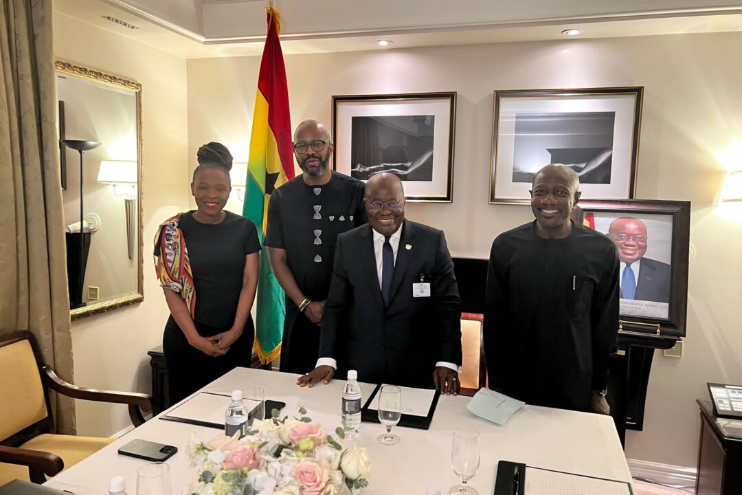 Just in! MTN DELEGATION MEETS GHANA’S PRESIDENT AKUFO-ADDO