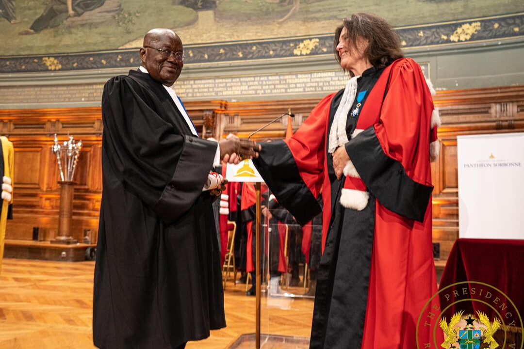 NANA AKUFO-ADDO RECEIVES HONORARY DOCTORATE DEGREE FROM SORBONNE UNIVERSITY