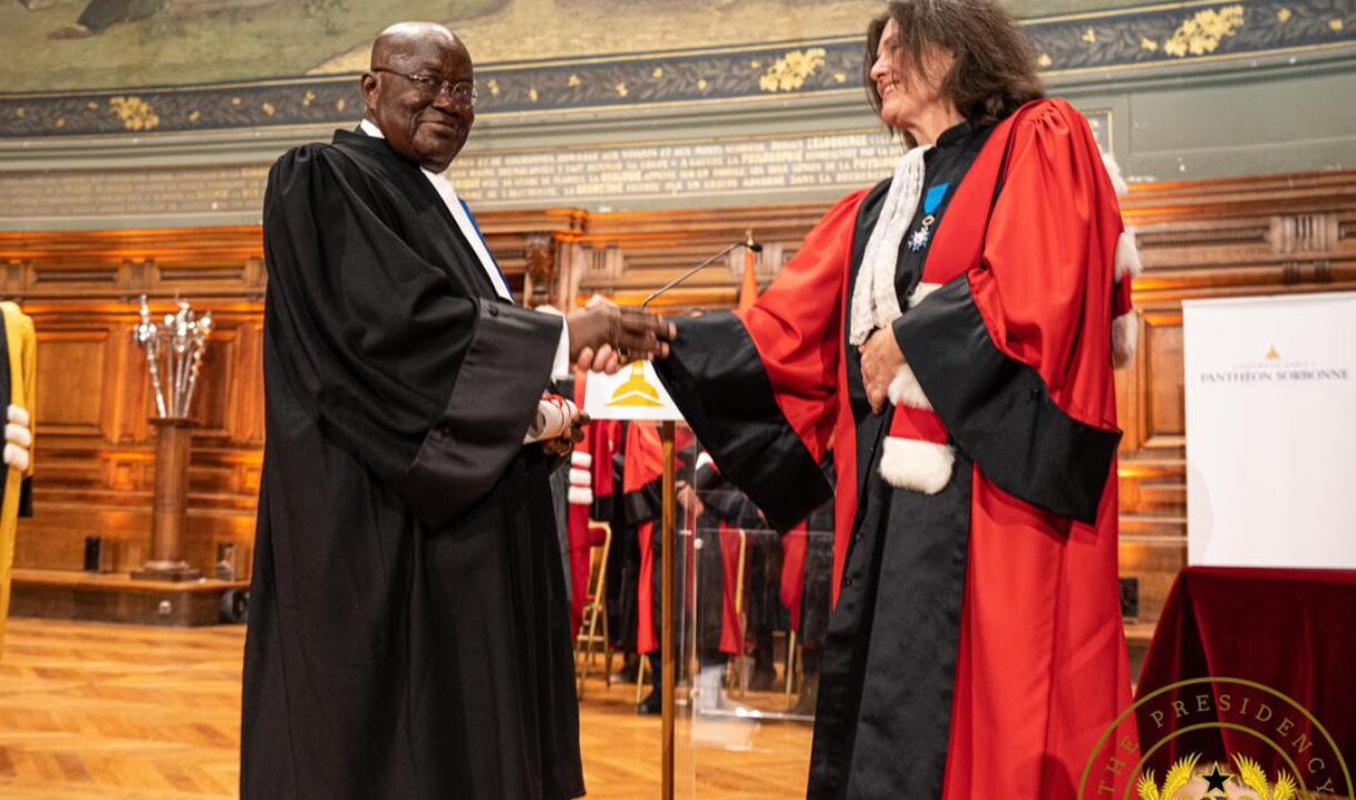 NANA AKUFO-ADDO RECEIVES HONORARY DOCTORATE DEGREE FROM SORBONNE UNIVERSITY