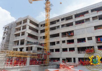 RE-CONSTRUCTED 44-YEAR-OLD KOMFO ANOKYE MATERNITY AND CHILDREN’S BLOCK 60% COMPLETE