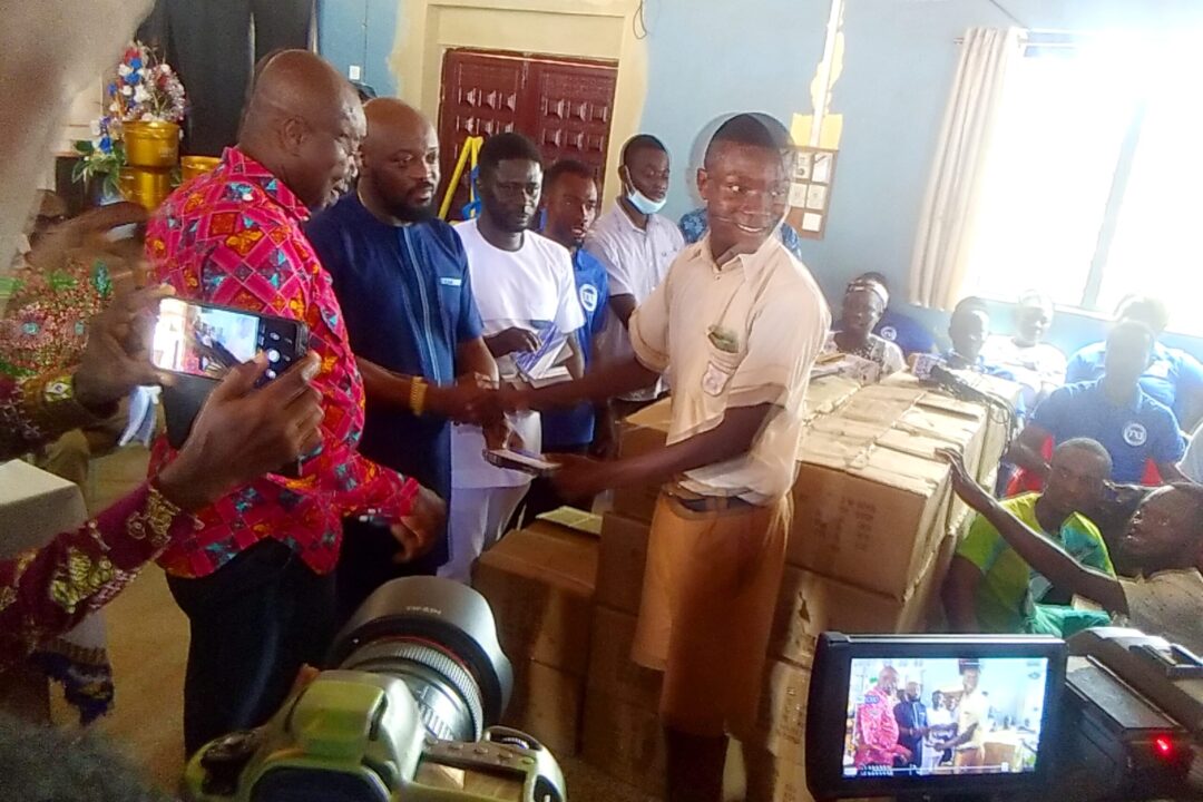 EJISU:ECG former MD donates 3,300 Mathematical sets to BECE candidates