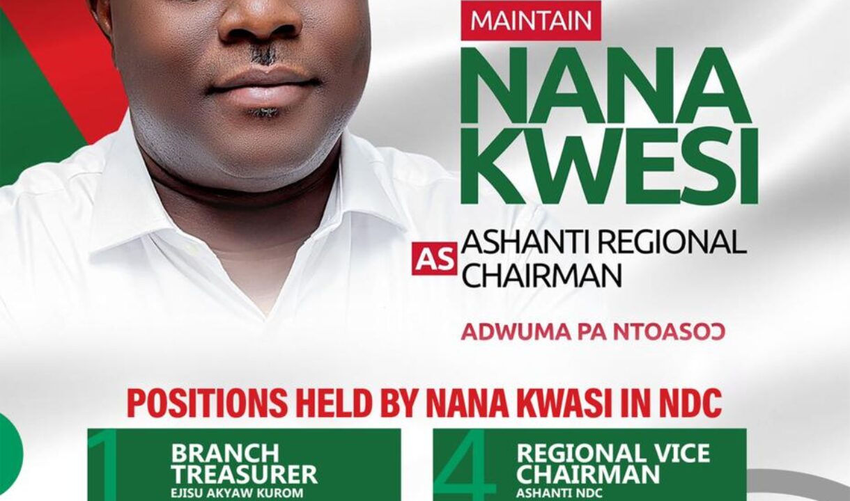 NDC Internal elections:Nana Kwasi retains seat as Ash regional chairman