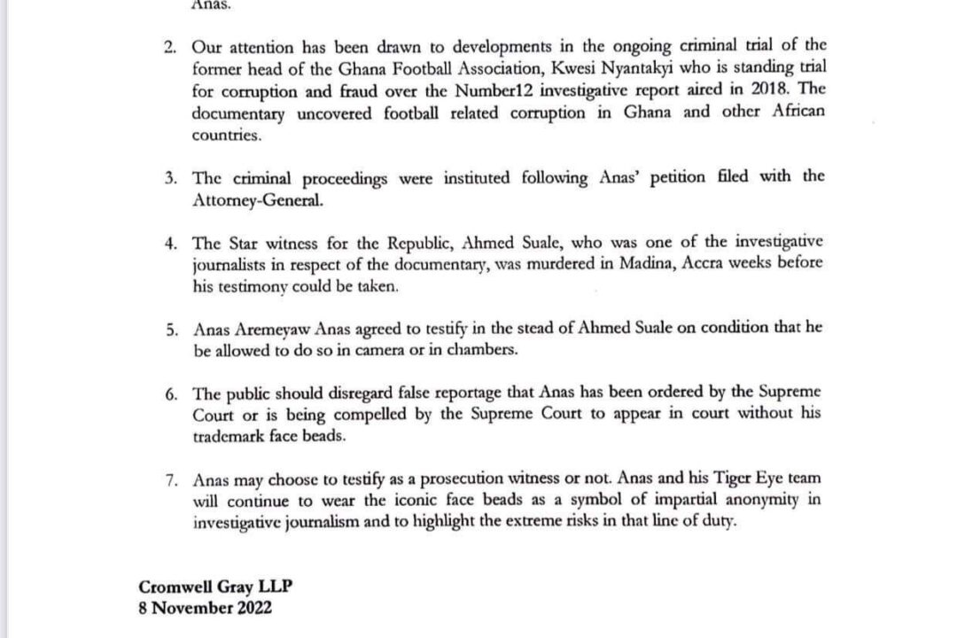 ANAS LAWYERS CLEAR AIR OVER SUPREME COURT VERDICT