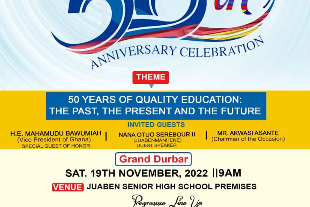 JUABEN SENIOR HIGH SCHOOL 50TH ANNIVERSARY LAUNCHED