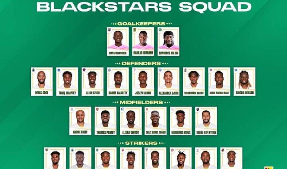 Coach Otto Addo releases Ghana’s squad for World cup