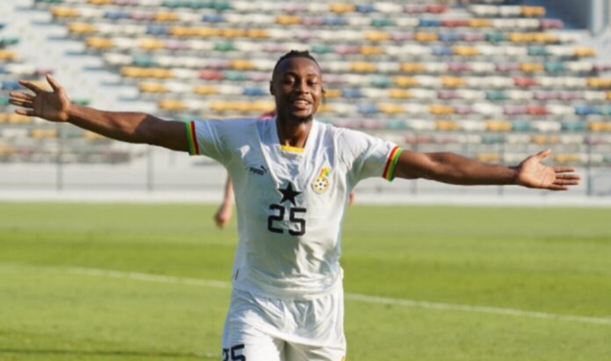 BIG JUBILATION…as Antoine Semenyo scores first Black Stars goal ahead of  2022 FIFA World Cup