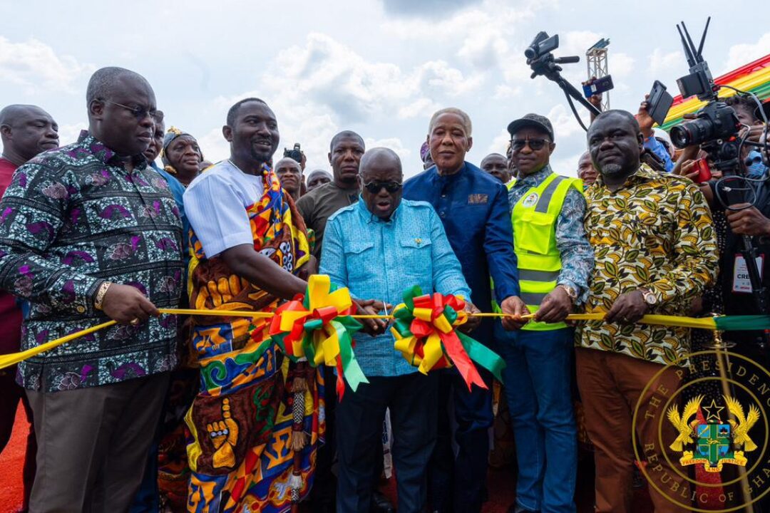PRES.AKUFO-ADDO COMMISSIONS AFIENYA ROAD OVER BRIDGE ON TEMA-MPAKADAN RAILWAY LINE