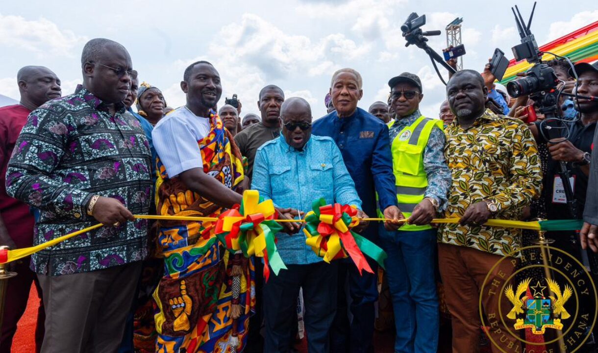 PRES.AKUFO-ADDO COMMISSIONS AFIENYA ROAD OVER BRIDGE ON TEMA-MPAKADAN RAILWAY LINE