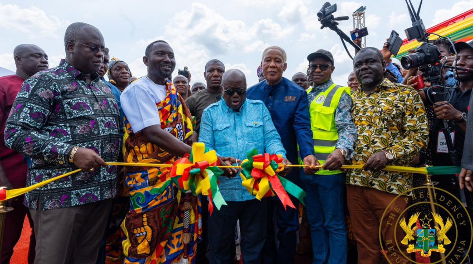 PRES.AKUFO-ADDO COMMISSIONS AFIENYA ROAD OVER BRIDGE ON TEMA-MPAKADAN RAILWAY LINE