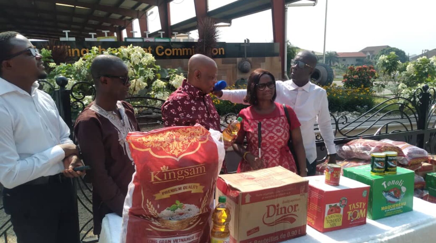 CCC GIVES FOOD ITEMS TO GHANA BLIND UNION