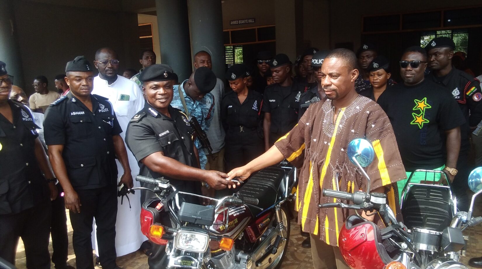 Fight against Crime:KROFROM EAST ASSEMBLY MEMBER DONATES MOTOR BIKES TO POLICE