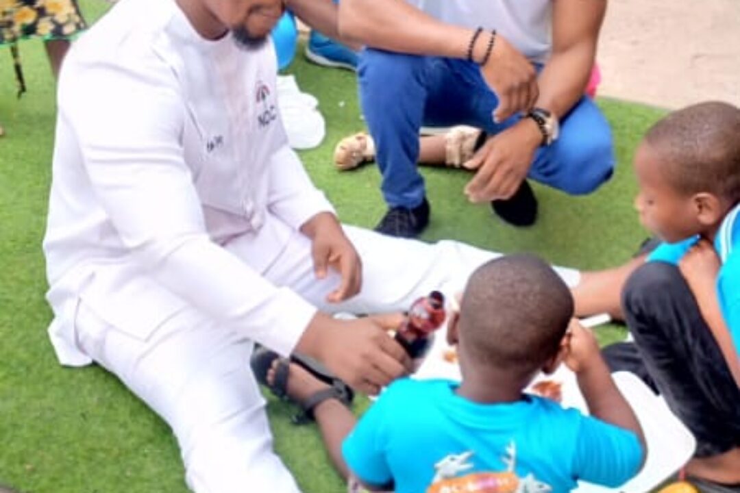 Oforikrom NDC Communications Officer dines with Children at King Jesus Charity Home