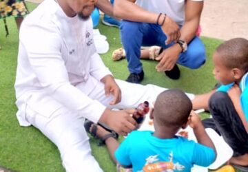 Oforikrom NDC Communications Officer dines with Children at King Jesus Charity Home
