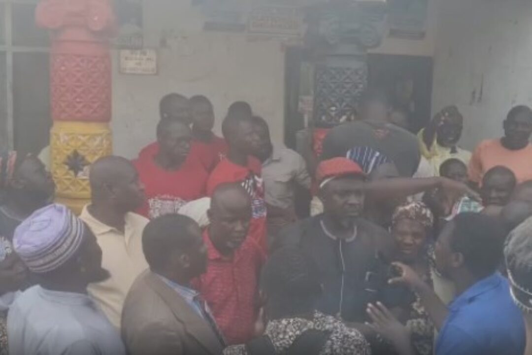 JUST IN:NDC supporters in Tamale mass up at head office over leadership changes