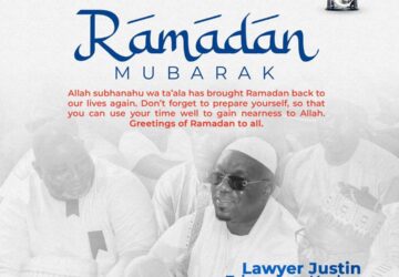 Ramadan Mubarak:USE YOUR TIME WELL TO GAIN NEAREST TO ALLAH-JFK advises Muslims
