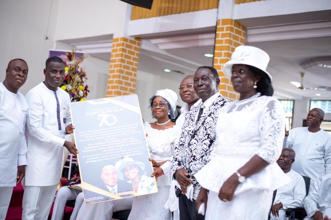 Christians Celebrate Rev Alfred Nyamekyeh, Rev Dr Mrs Esther Nyamekyeh @70.