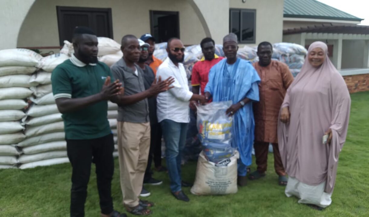Alan K. Donates 235 Bags of Food Items to Nasara Wing of NPP. 
