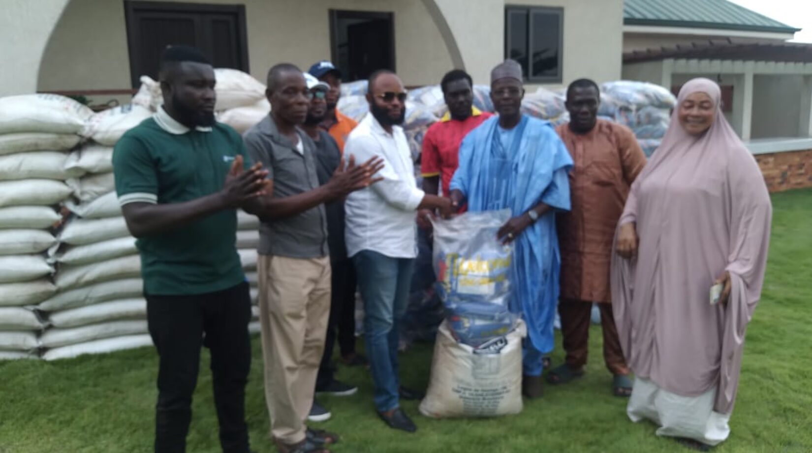Alan K. Donates 235 Bags of Food Items to Nasara Wing of NPP. 