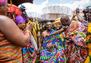 DR ADUTWUM INSTALLED TEPA NKOSUOHENE FOR HIS IMMENSE CONTRIBUTION TO EDUCATION