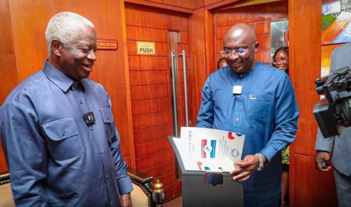 NPP DECIDES: Bawumia picks Nomination Forms to contest Flagbearership race