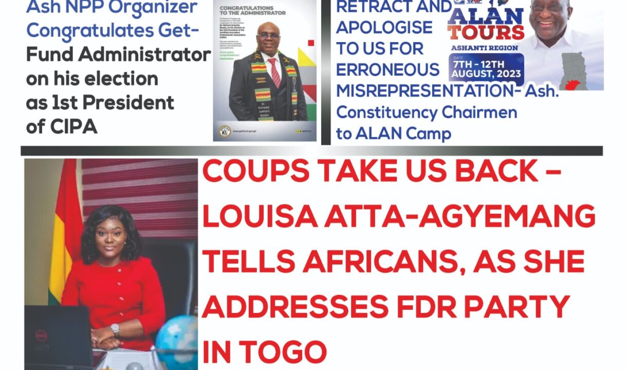 Mon,14th August,2023 Edition of The New Trust Newspaper