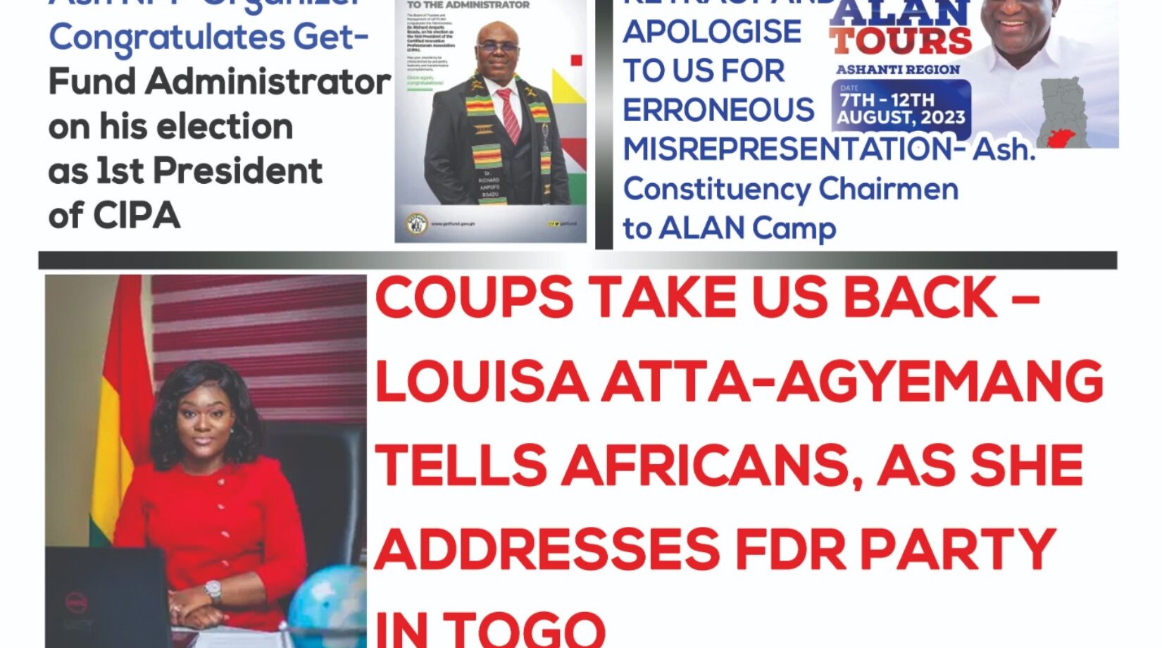 Mon,14th August,2023 Edition of The New Trust Newspaper