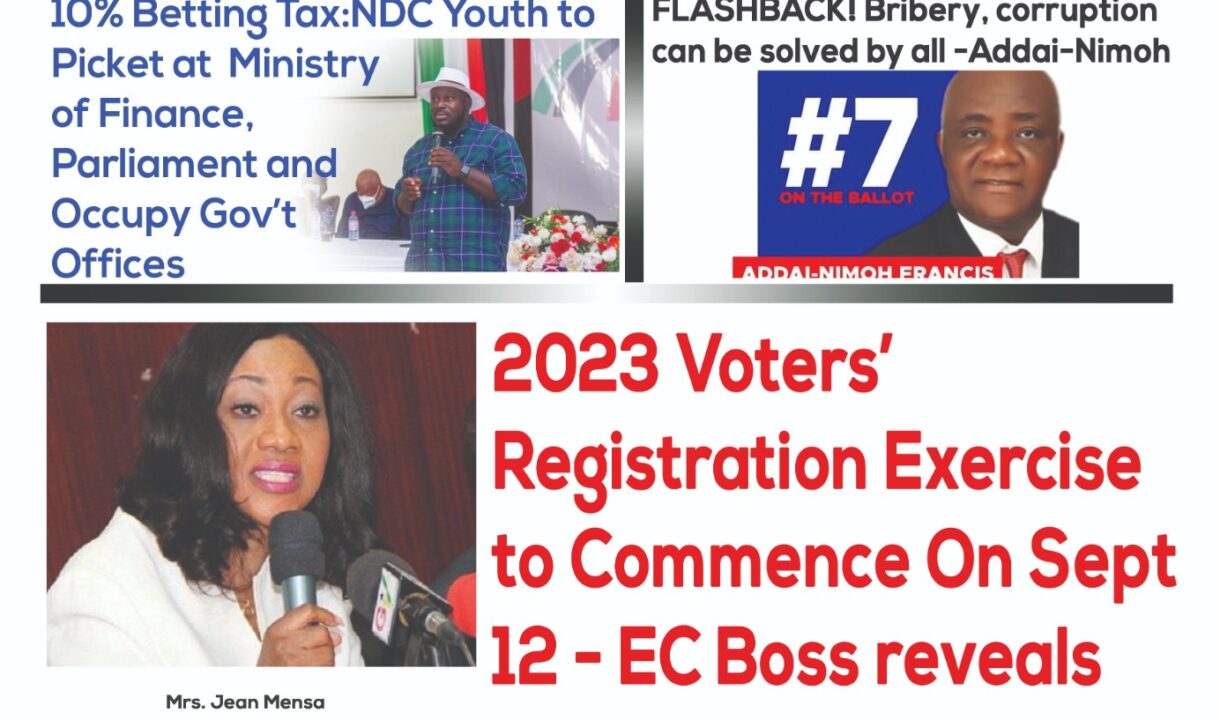 Fri.18th August,2023 Edition of The New Trust Newspaper