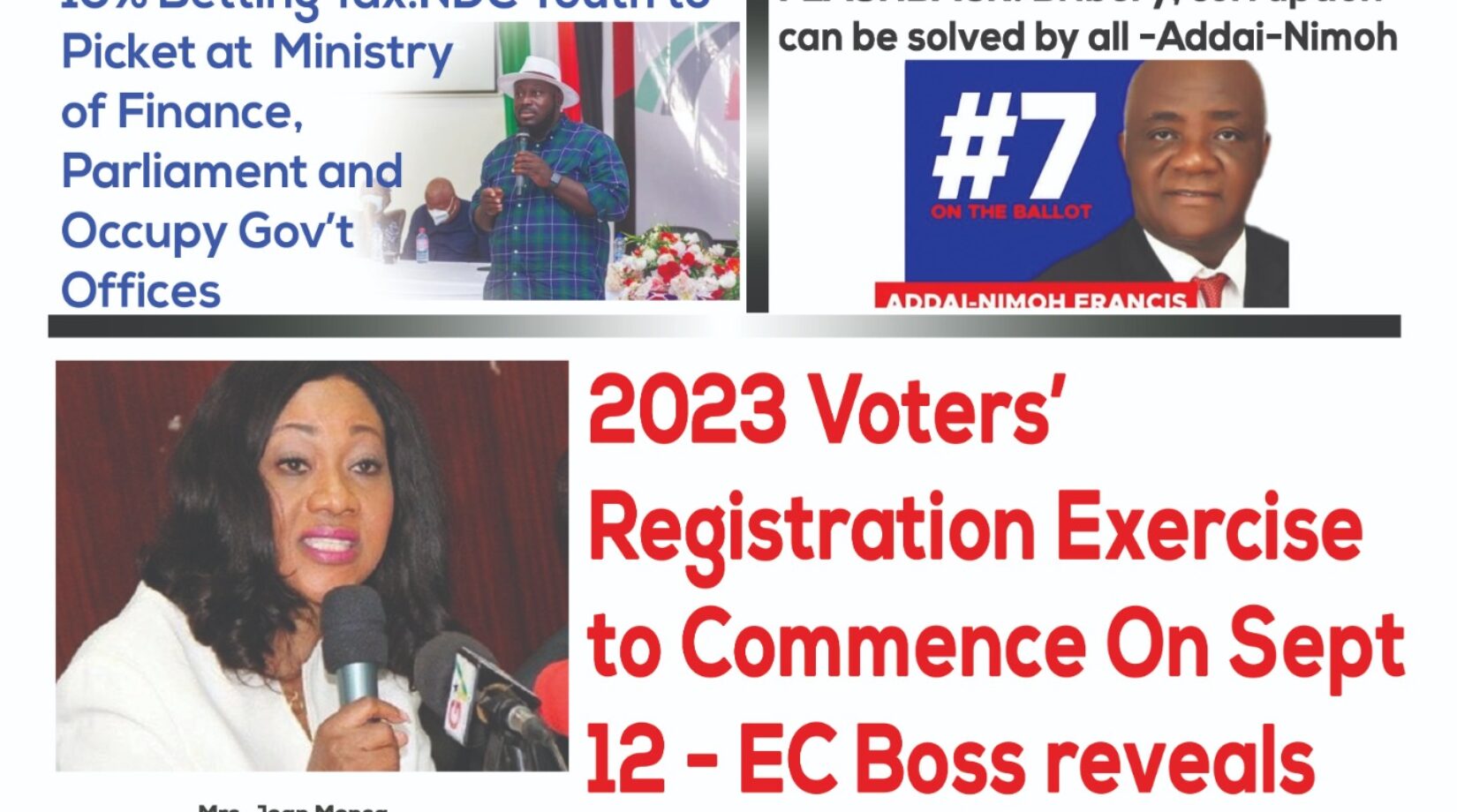 Fri.18th August,2023 Edition of The New Trust Newspaper