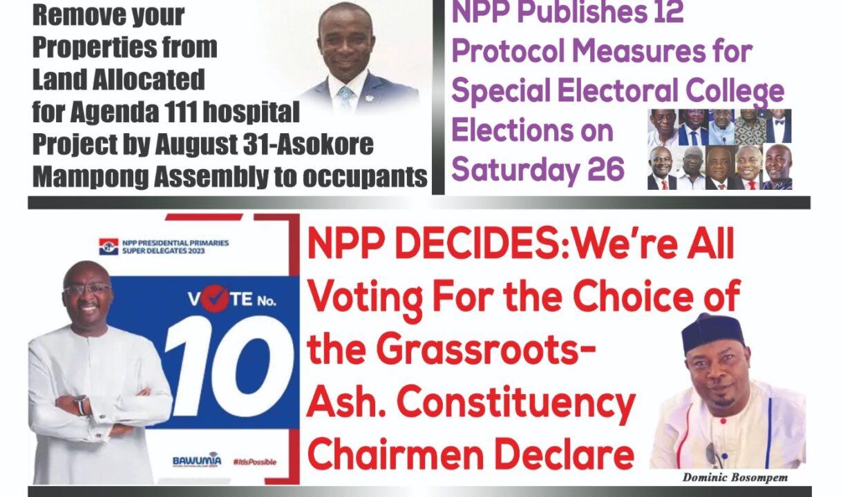 Fri.25th Edition of The New Trust Newspaper