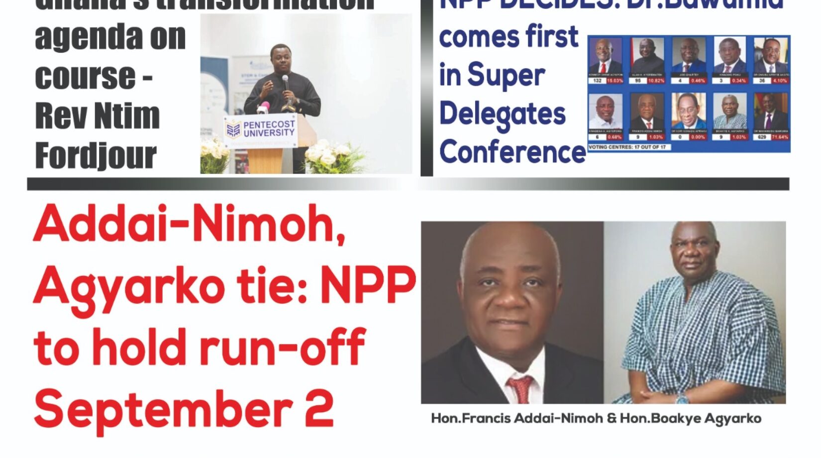 Mon.28th August,2023 Edition of The New Trust Newspaper