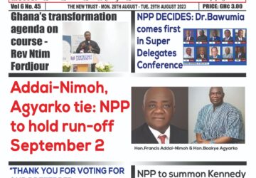 Mon.28th August,2023 Edition of The New Trust Newspaper
