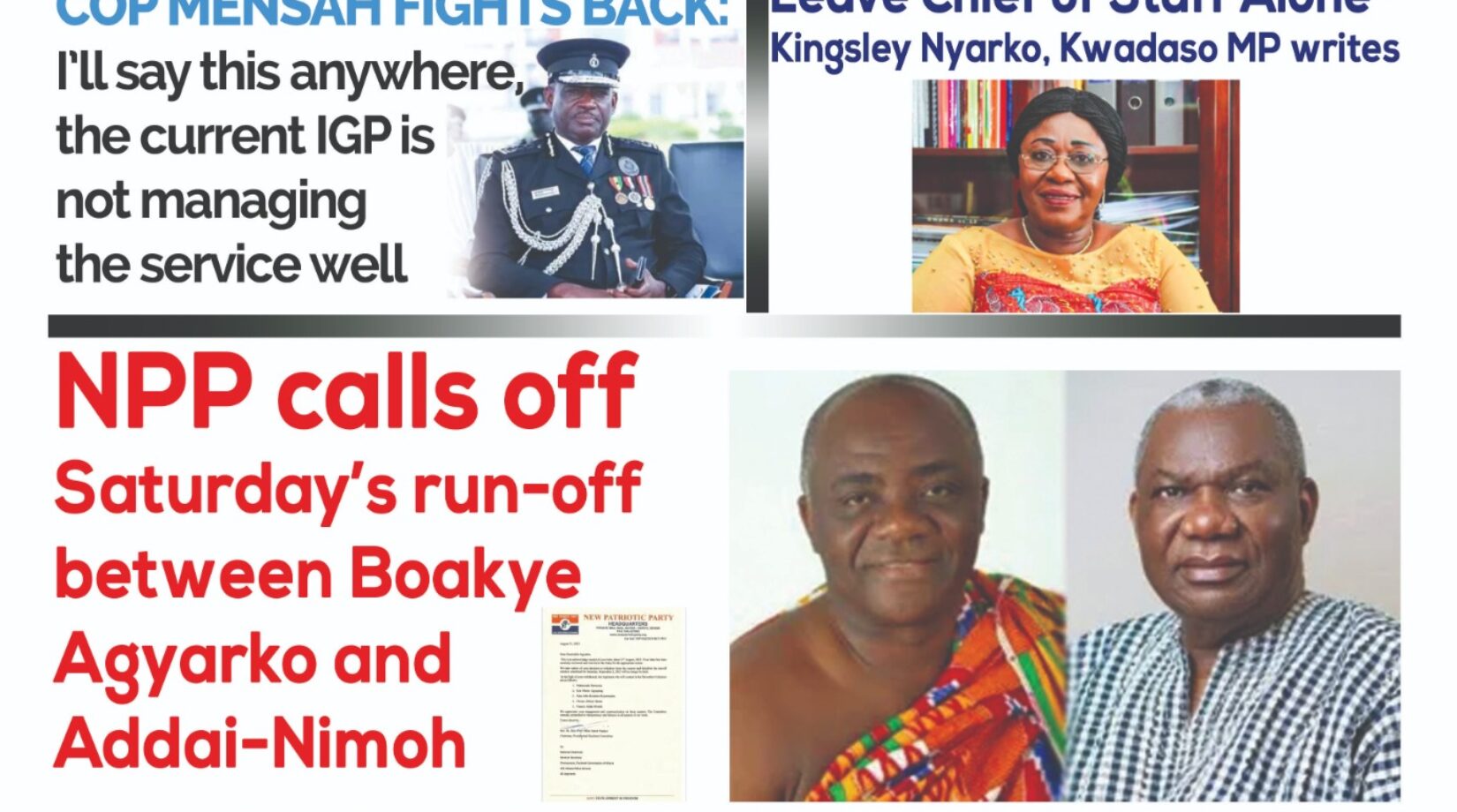 Friday,1st Sept.2023 Edition of The New Trust Newspaper