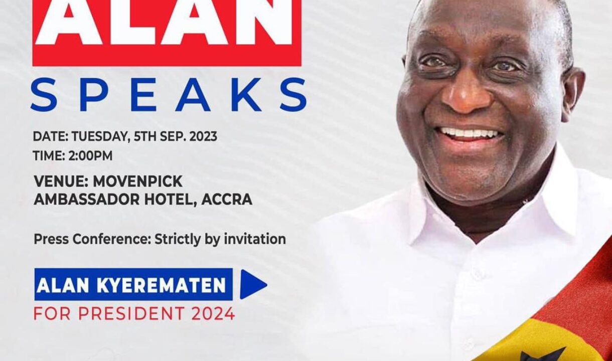 JUST IN:Alan Cash Withdraws from NPP Flagbearer Elections