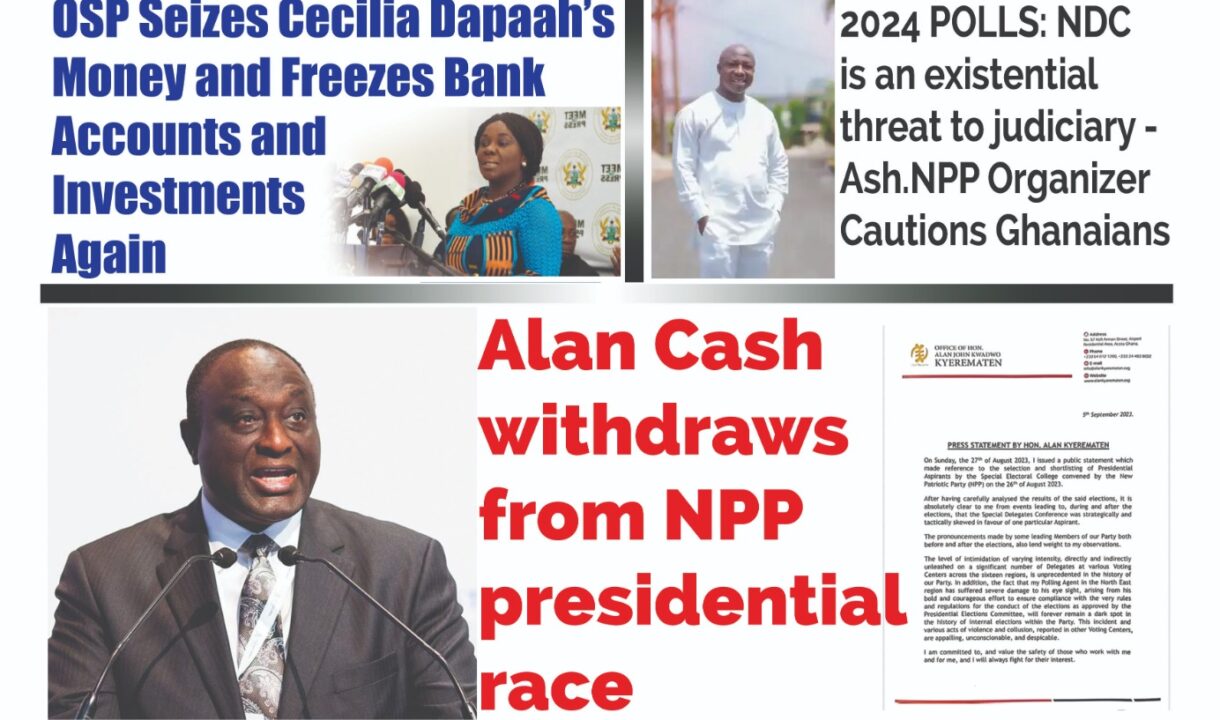 Wednesday,6th September,2023 Edition of The New Trust Newspaper