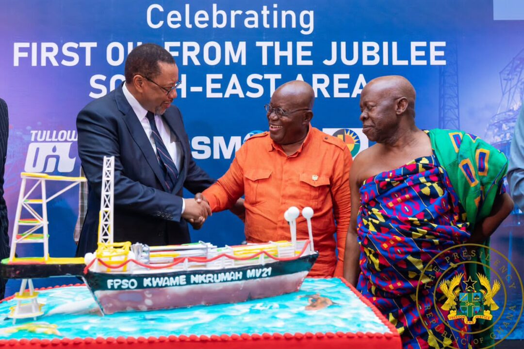 PRES. AKUFO-ADDO COMMISSIONS FIRST OIL FROM JUBILEE SOUTH EAST OIL FIELD PROJECT