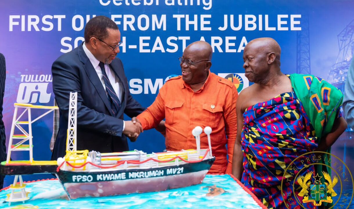 PRES. AKUFO-ADDO COMMISSIONS FIRST OIL FROM JUBILEE SOUTH EAST OIL FIELD PROJECT