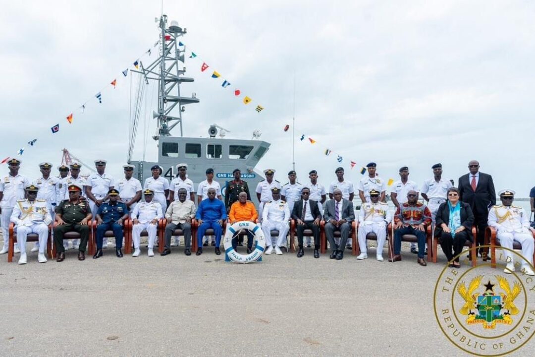 PRES.AKUFO-ADDO PRESENTS 5 BOATS TO NAVY; COMMISSIONS OIL SPILL VESSEL