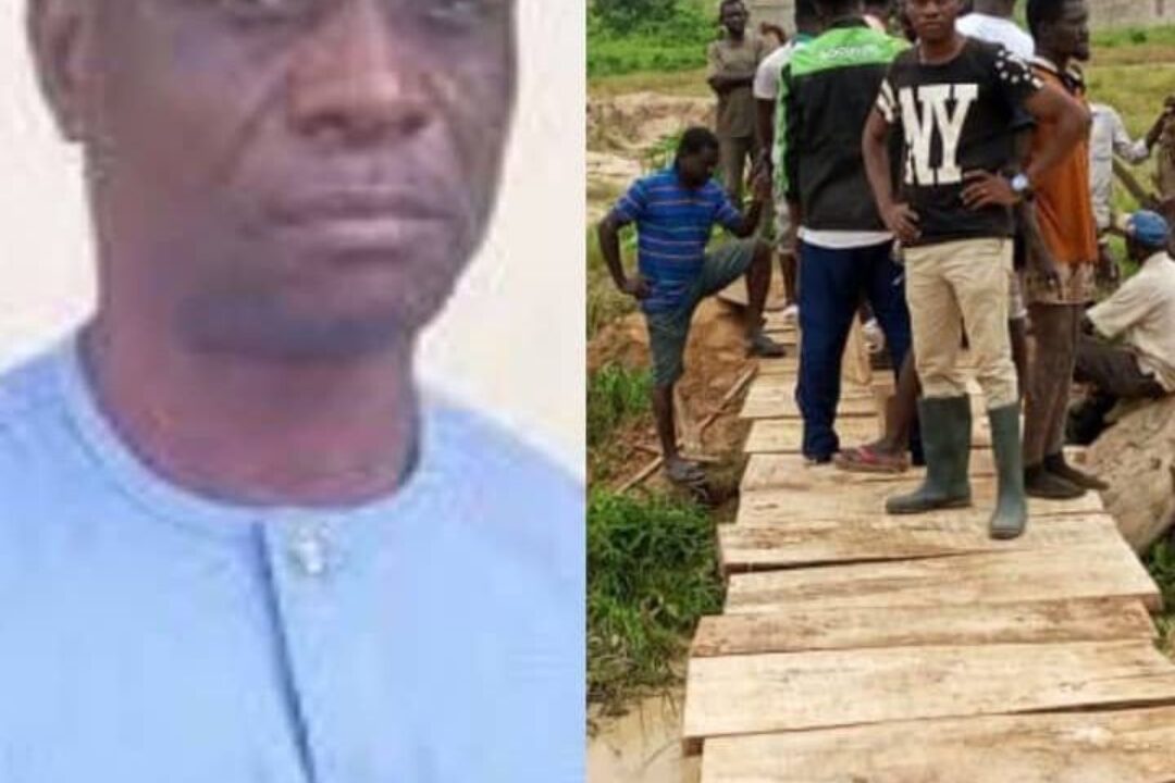 A/R:Ahafo Ano South DCE Fixes Dilapidated Bridge to Save Lives