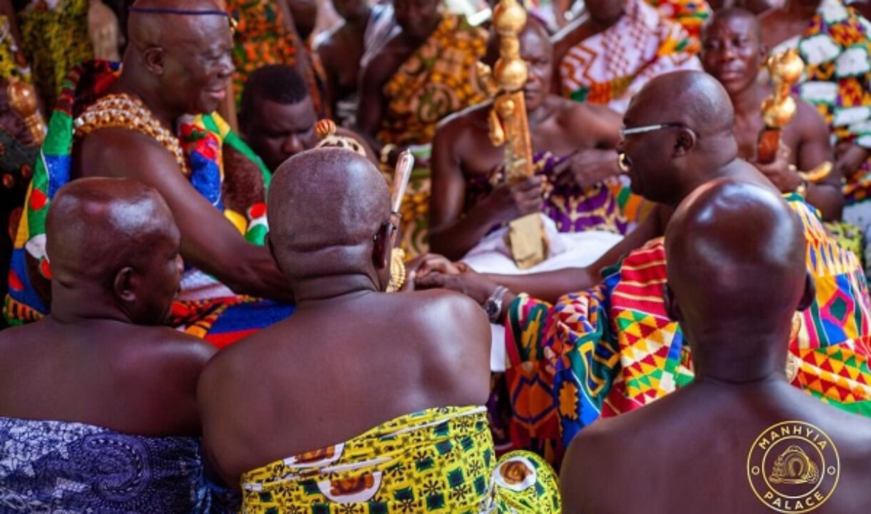 A/R:Dr.Bawumia begs Otumfuo for his blessings and direction to win Nov.4 NPP primaries
